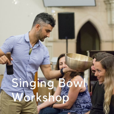 Anup Sing Bowl Sydney Singing bowl and meditation workshop